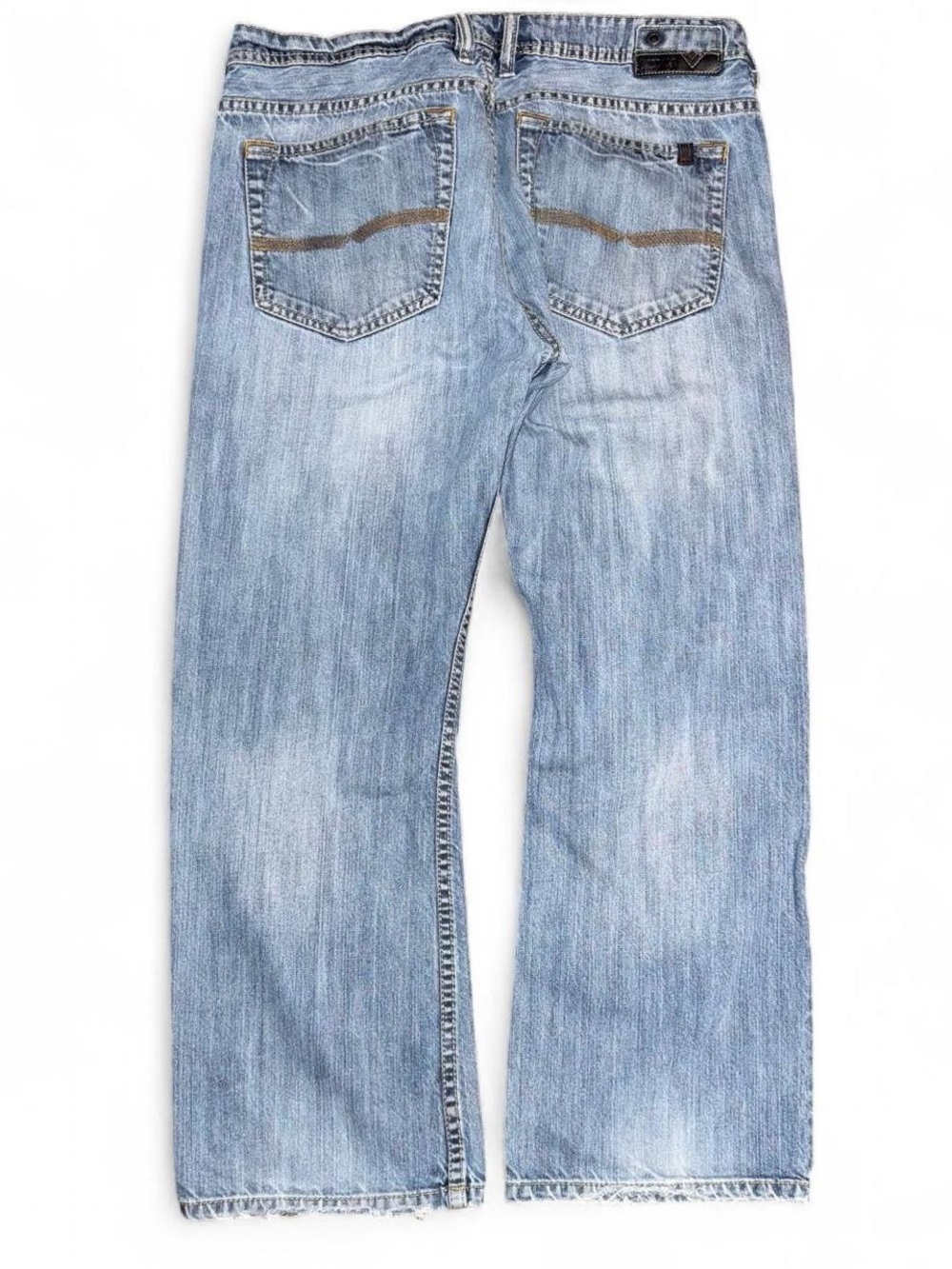 Men's Light Blue Straight-Leg Jeans